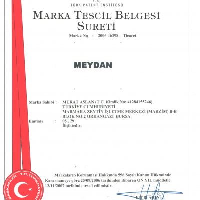Marka Tescil Belgesi