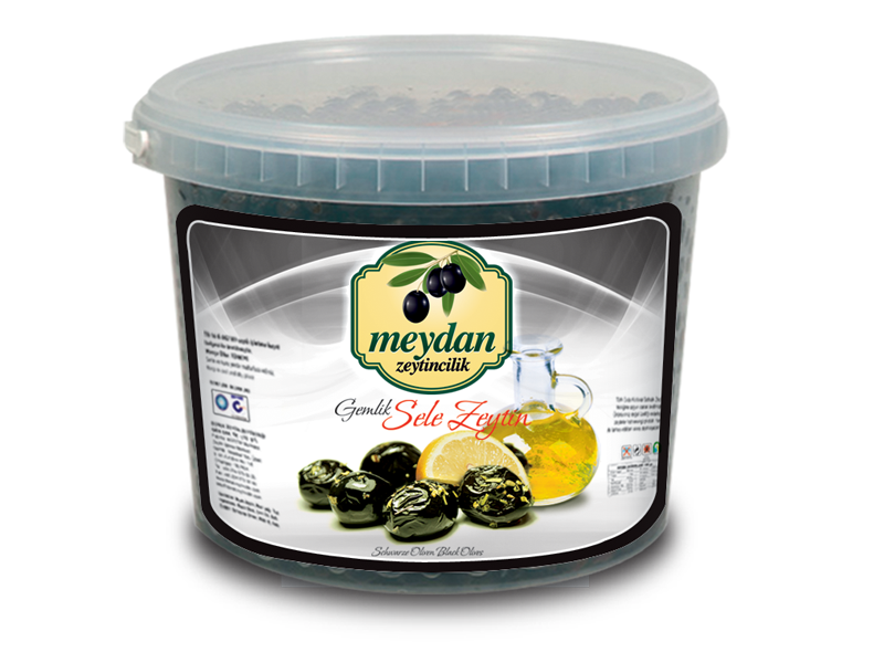 Siyah Zeytin 1500 gr (Kova)